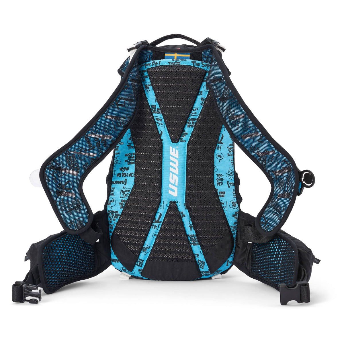 USWE FLOW 16 L Backpack with Integrated Dorsal Black/Blue
