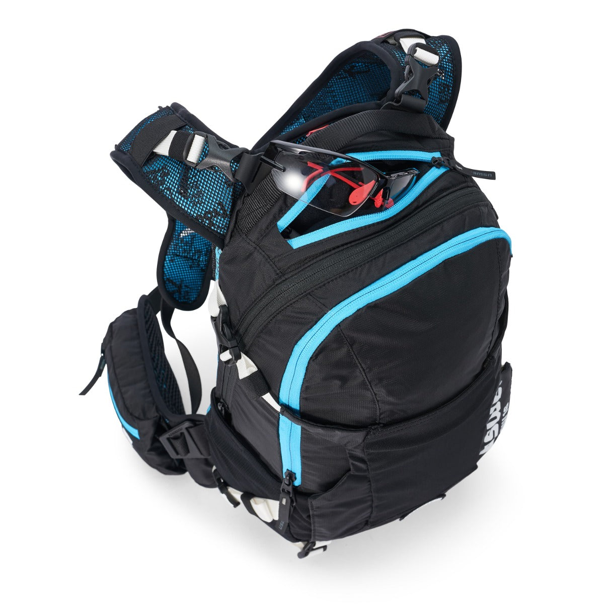 USWE FLOW 16 L Backpack with Integrated Dorsal Black/Blue