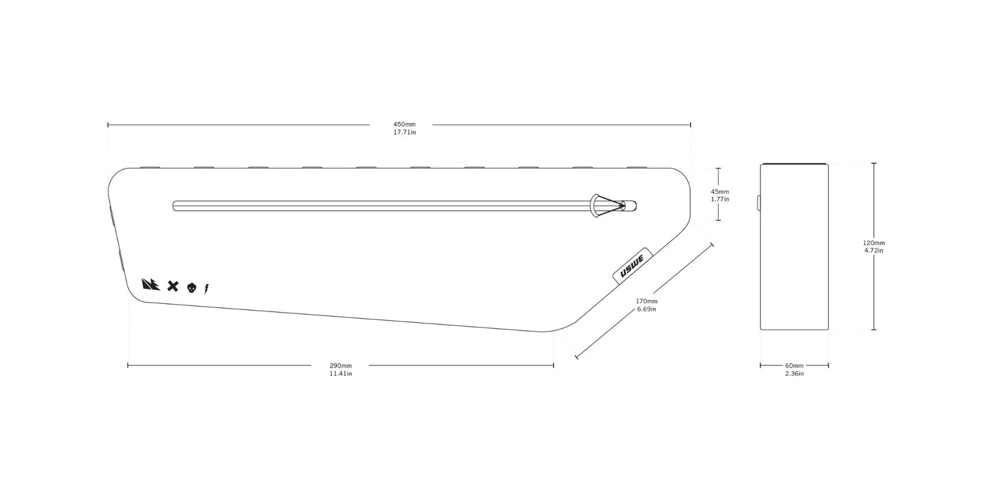 Τσάντα Πλαισίου USWE FRAME TUBE LARGE 3.4 L