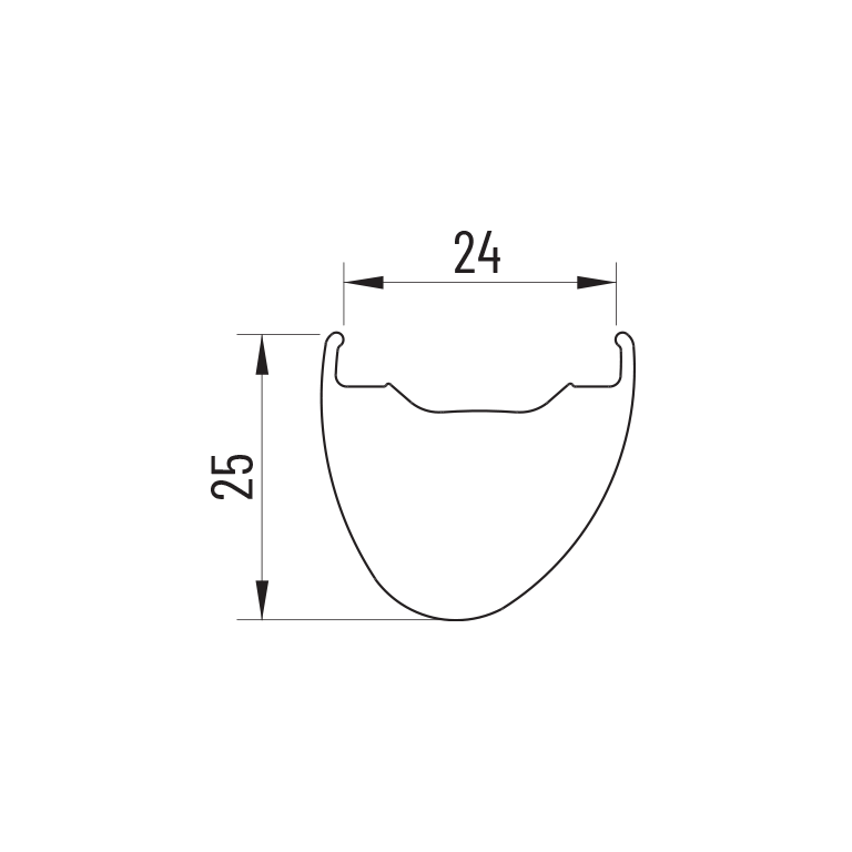 Ζεύγος τροχών MICHE GRAFF XL DISC Tubeless Ready (Κεντρικό κλείδωμα)