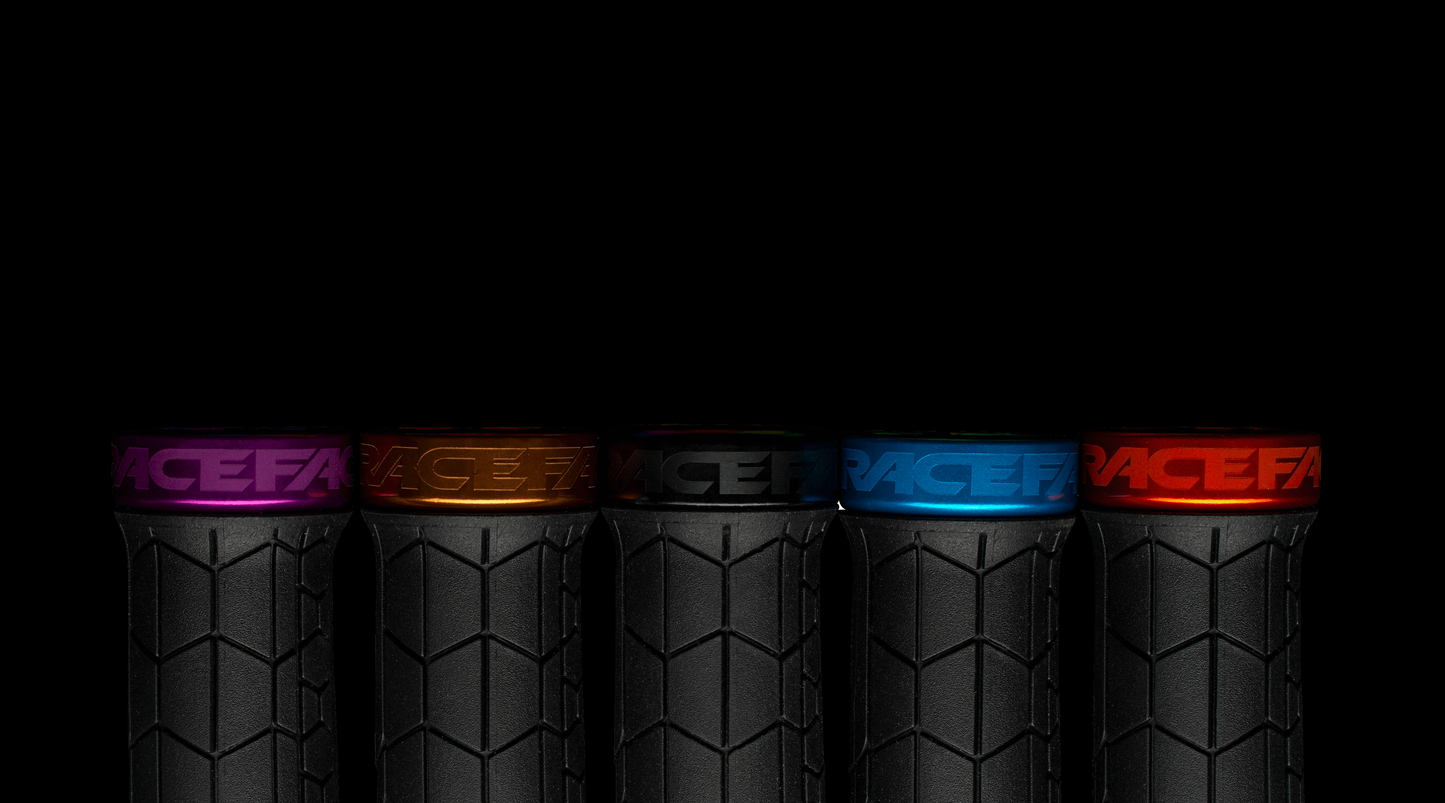 RACE FACE GETTA Lock-On Grips 135mm Μαύρο/Τυρκουάζ