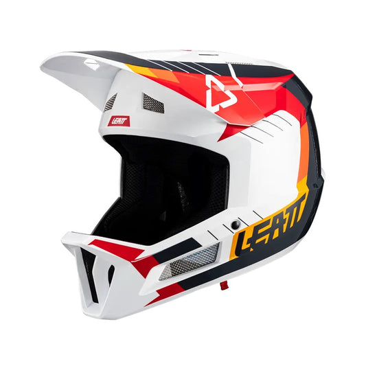 Κράνος LEATT MTB GRAVITY 2.0 Λευκό/κόκκινο