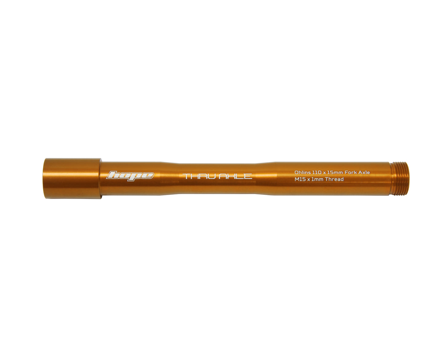 HOPE Άξονας μπροστινού τροχού για πιρούνια OHLINS RXF34/RXF36/RXF38 Πορτοκαλί