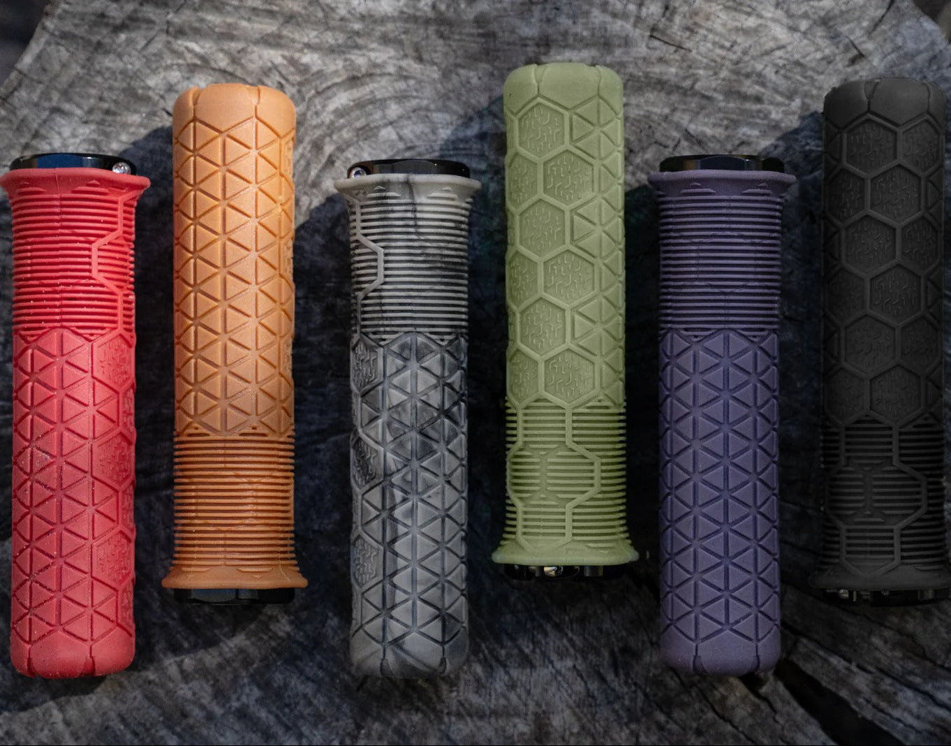 ENVE FRACTAL Lock-On Trail green grips