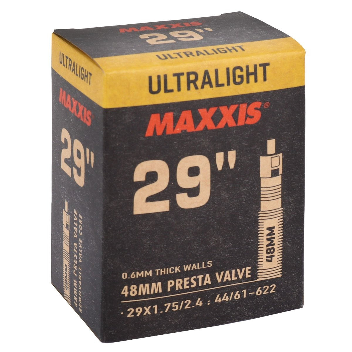 Εσωτερικός σωλήνας MAXXIS ULTRALIGHT 29x1.75/2.4 Presta 48mm