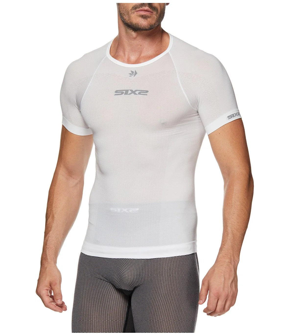 SIXS TS1L BT κοντομάνικο εσώρουχο Carbon White
