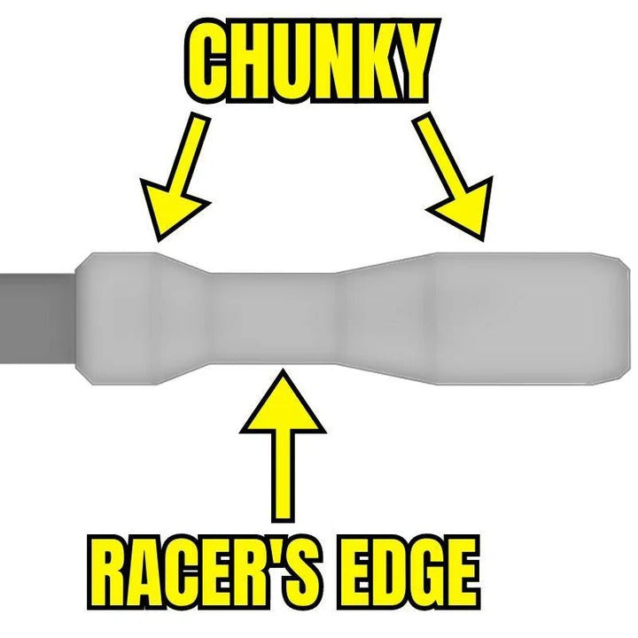 Λαβές ESI FIT CR (CHUNKY/RACER'S EDGE COMBO) 130 mm Μαύρο