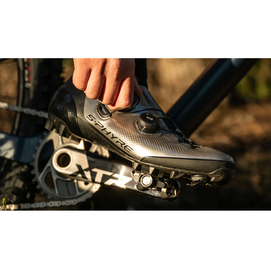 SHIMANO XTR XC903S S-PHYRE Ασημί MTB παπούτσια - Περιορισμένη έκδοση