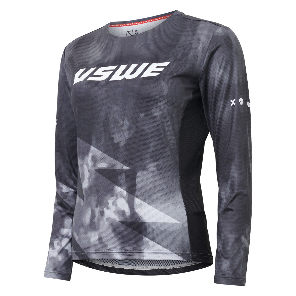 USWE LUFTIG Γυναικείο μακρυμάνικο MTB Jersey Μαύρο