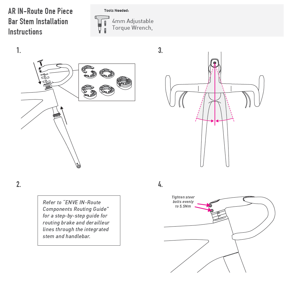 Ενσωματωμένο τιμόνι ENVE SES AR