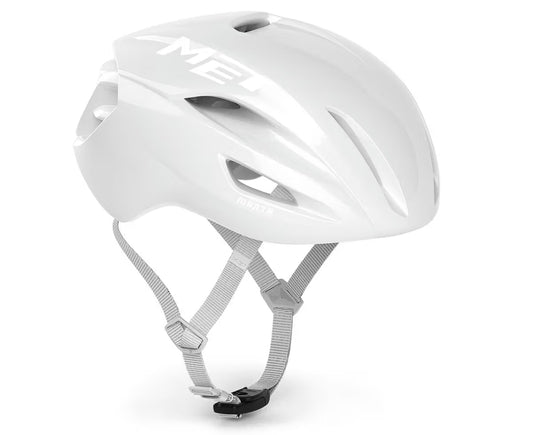 MET MANTA MIPS Absolute White Limited Edition Road Helmet