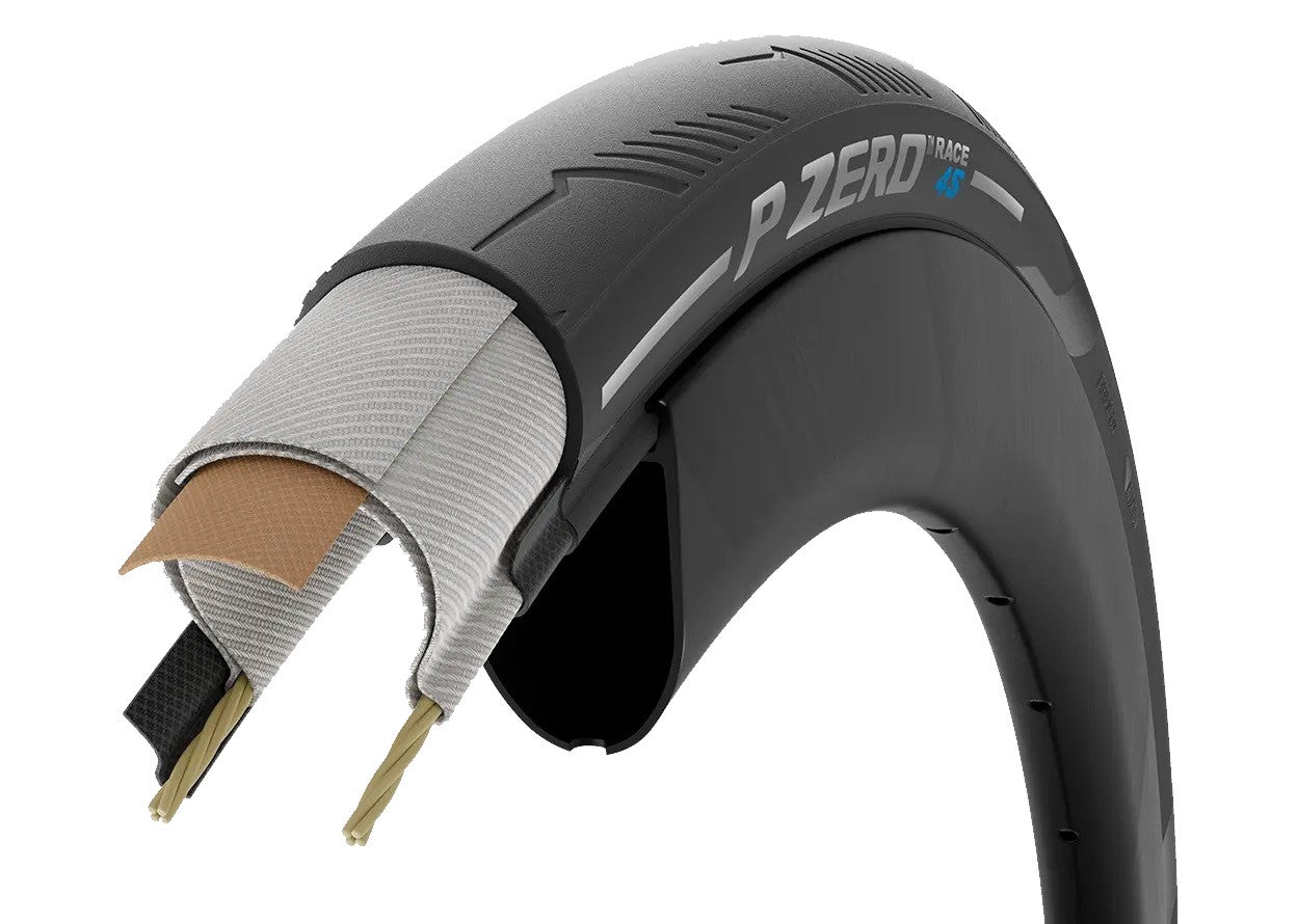 PIRELLI P ZERO RACE 4S 700x30c TubeType Black tire