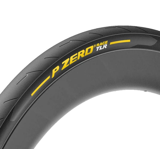 PIRELLI P ZERO RACE TLR 700c Tubeless Ready Yellow tire