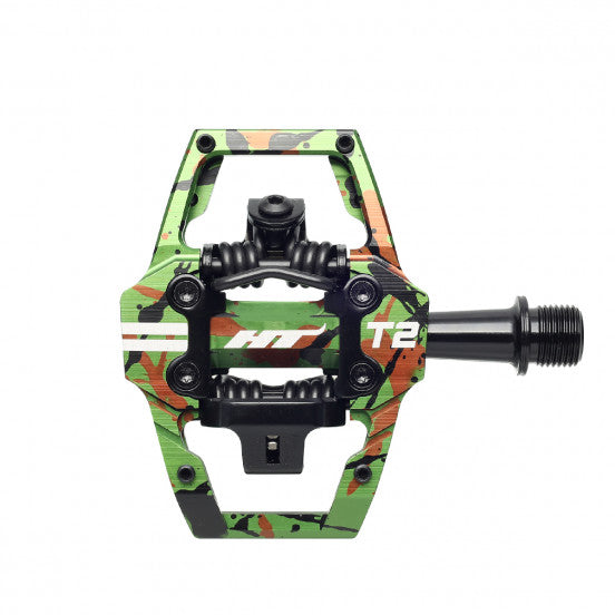 HT COMPONENTS T2 Camo Πράσινα πεντάλ