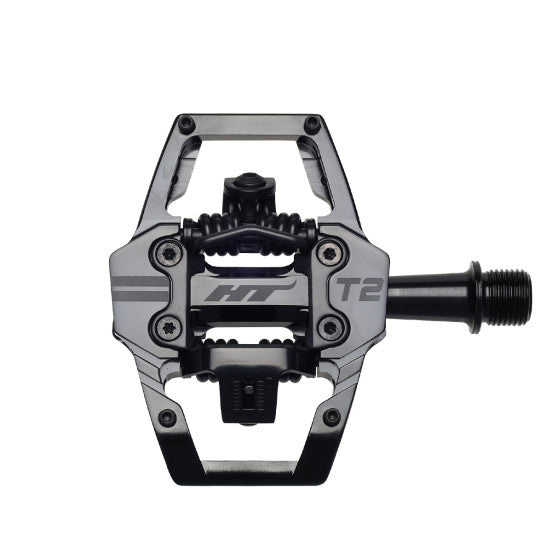 HT COMPONENTS EDNURO T2 Flat πεντάλ Stealth Black