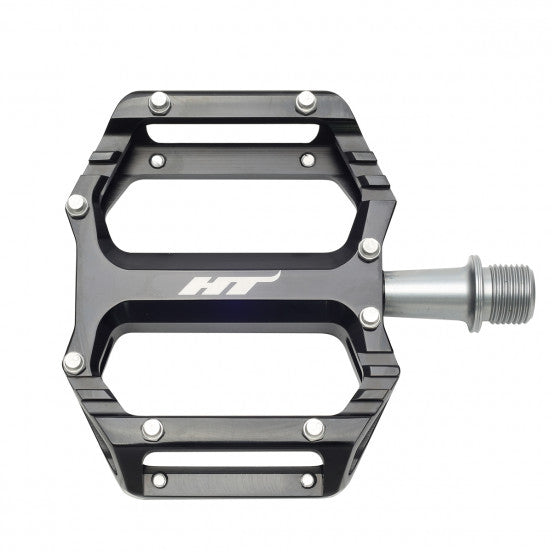 HT COMPONENTS AR09 Black flat pedals
