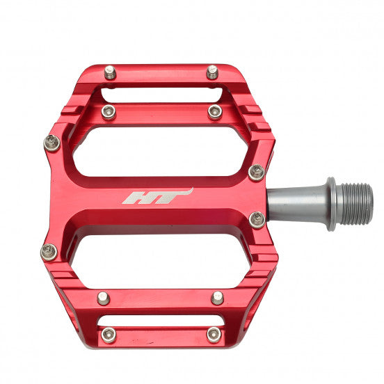 HT COMPONENTS AR09SX Flat Pedals Κόκκινο