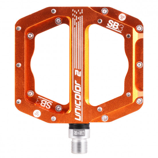 SB3 UNICOLOR 2 Orange flat pedals