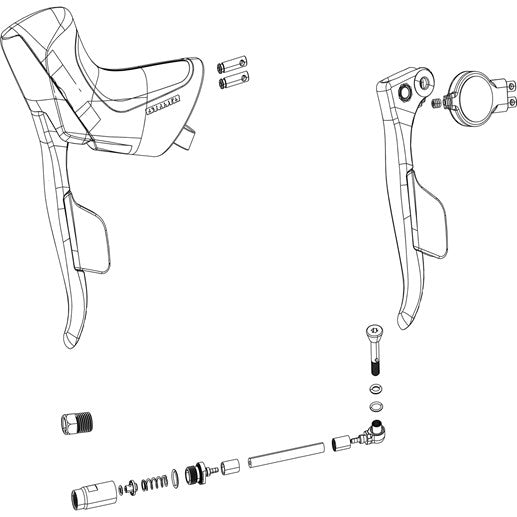 Stealth-A-Magic SRAM αντίπαλος ETAP AXS HRD κιτ σύνδεσης σωλήνα ETAP AXS HRD