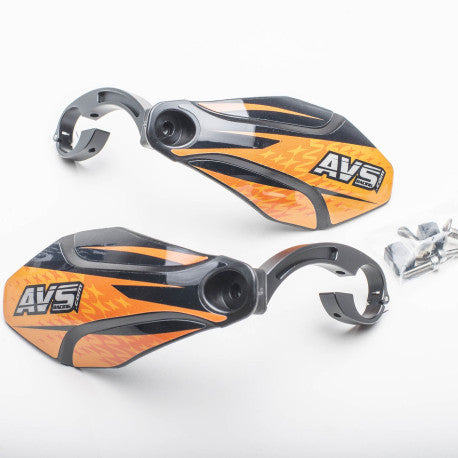 AVS KIT DECO Χειροφυλακτήρας Alu Leg Πορτοκαλί/Μαύρο