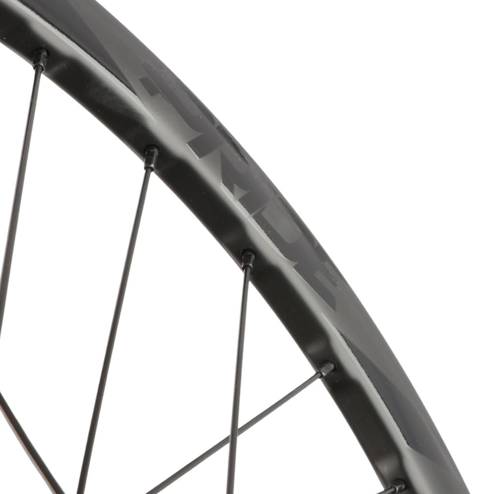 PRIDE 20" (451mm) Carbon Wave Matt Black Fusion Disc Axes 10/10mm Black Wheel Pair