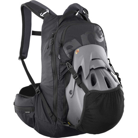 Σακίδιο πλάτης με ραχιαίο EVOC TRAIL PRO BLACKLINE 16 L Μαύρο