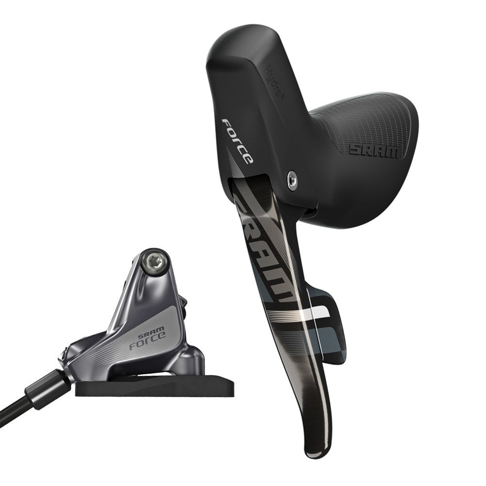 Αριστερός μοχλός και αναβολέας SRAM FORCE 22 Double Flat Mount χωρίς δίσκο
