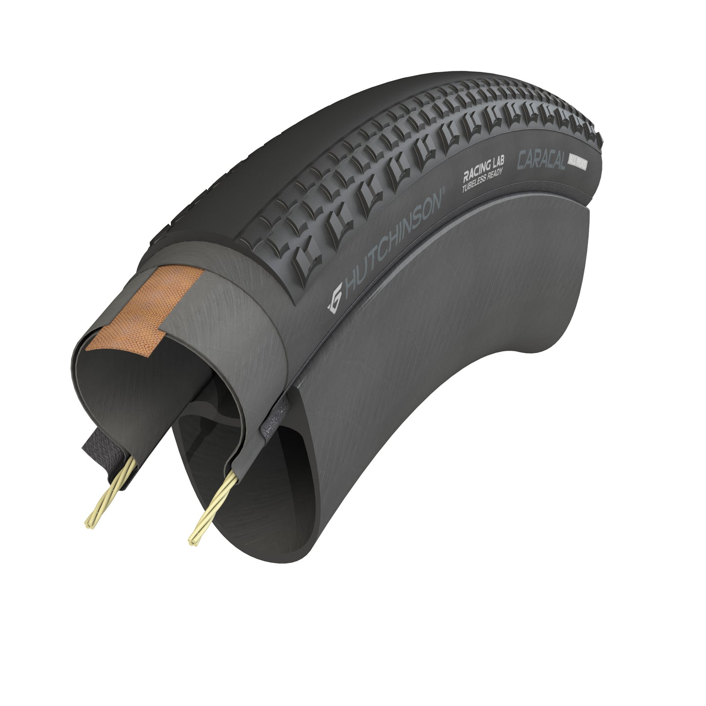 HUTCHINSON CARACAL ALLROAD 700x35 Tubeless Ready Μπεζ ελαστικό