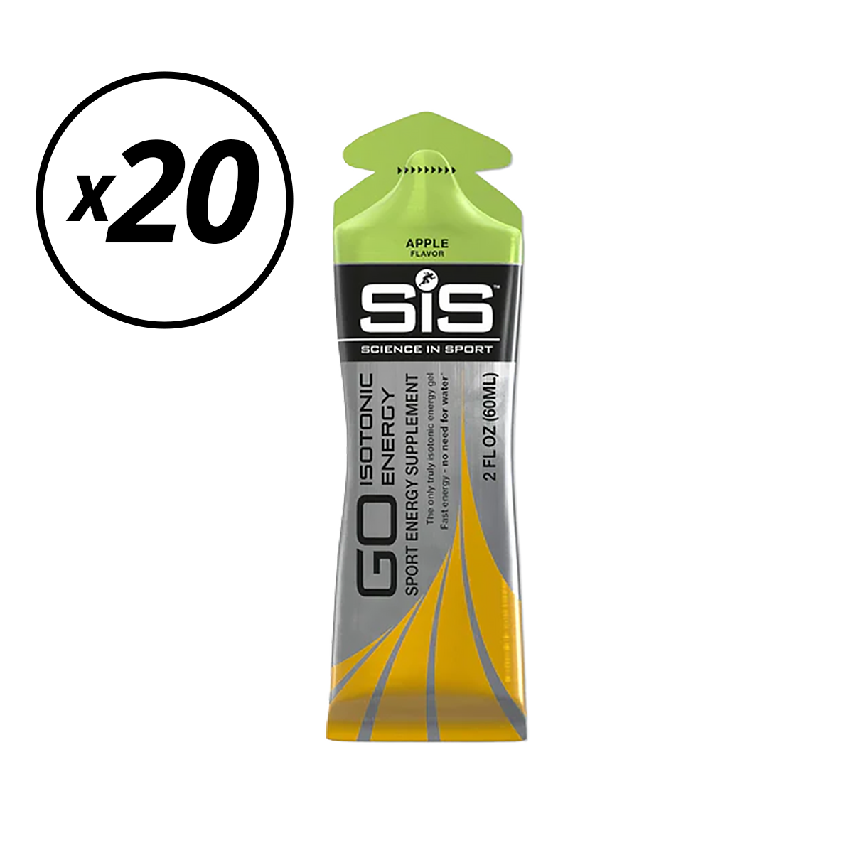 SIS GO ISOTONIC ENERGY Gel (60ml) Apple Σύντομη διάρκεια ζωής