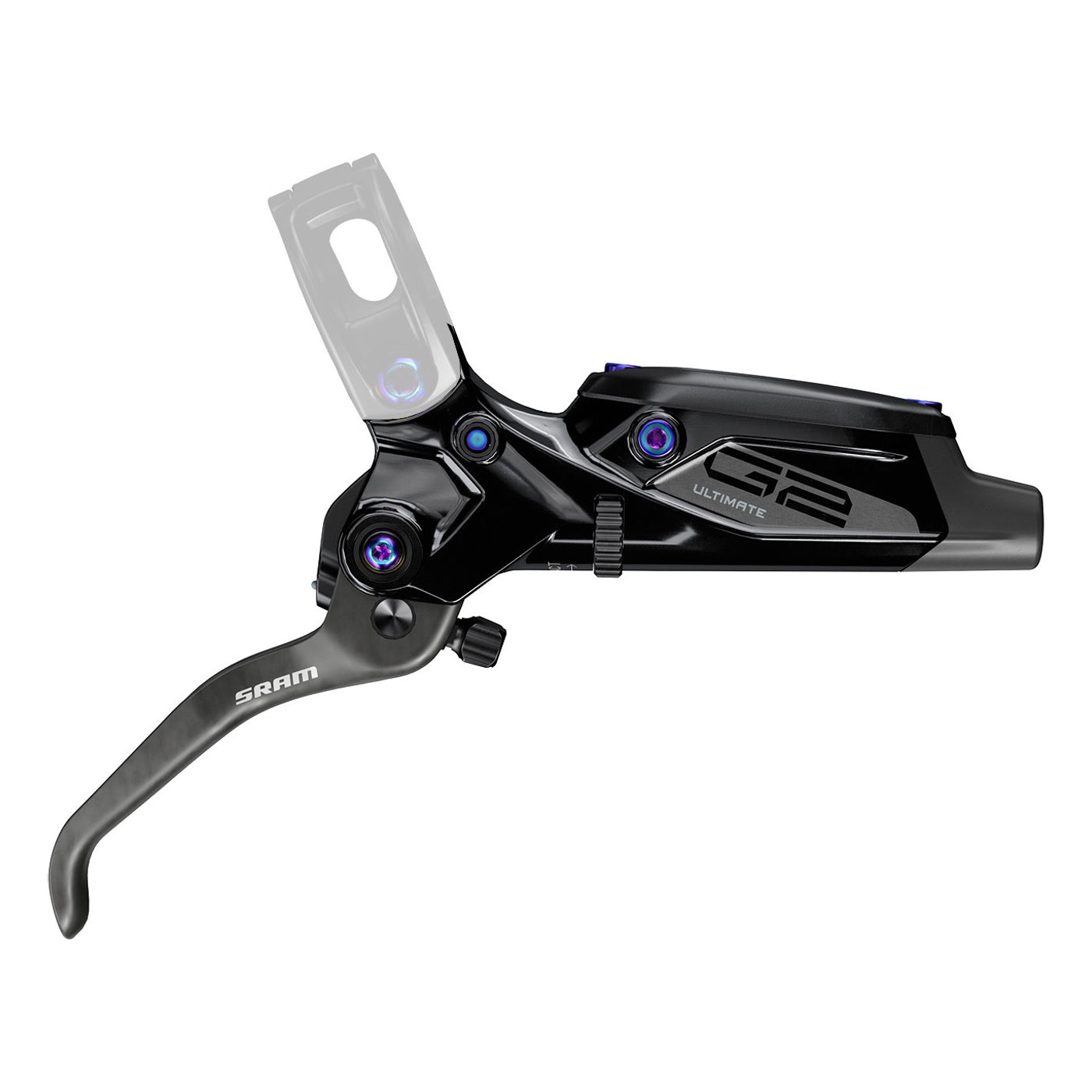 SRAM G2 Ultimate Πλήρης μοχλός (A2) Μαύρο γυαλιστερό υλικό Rainbow #11.5018.052.011