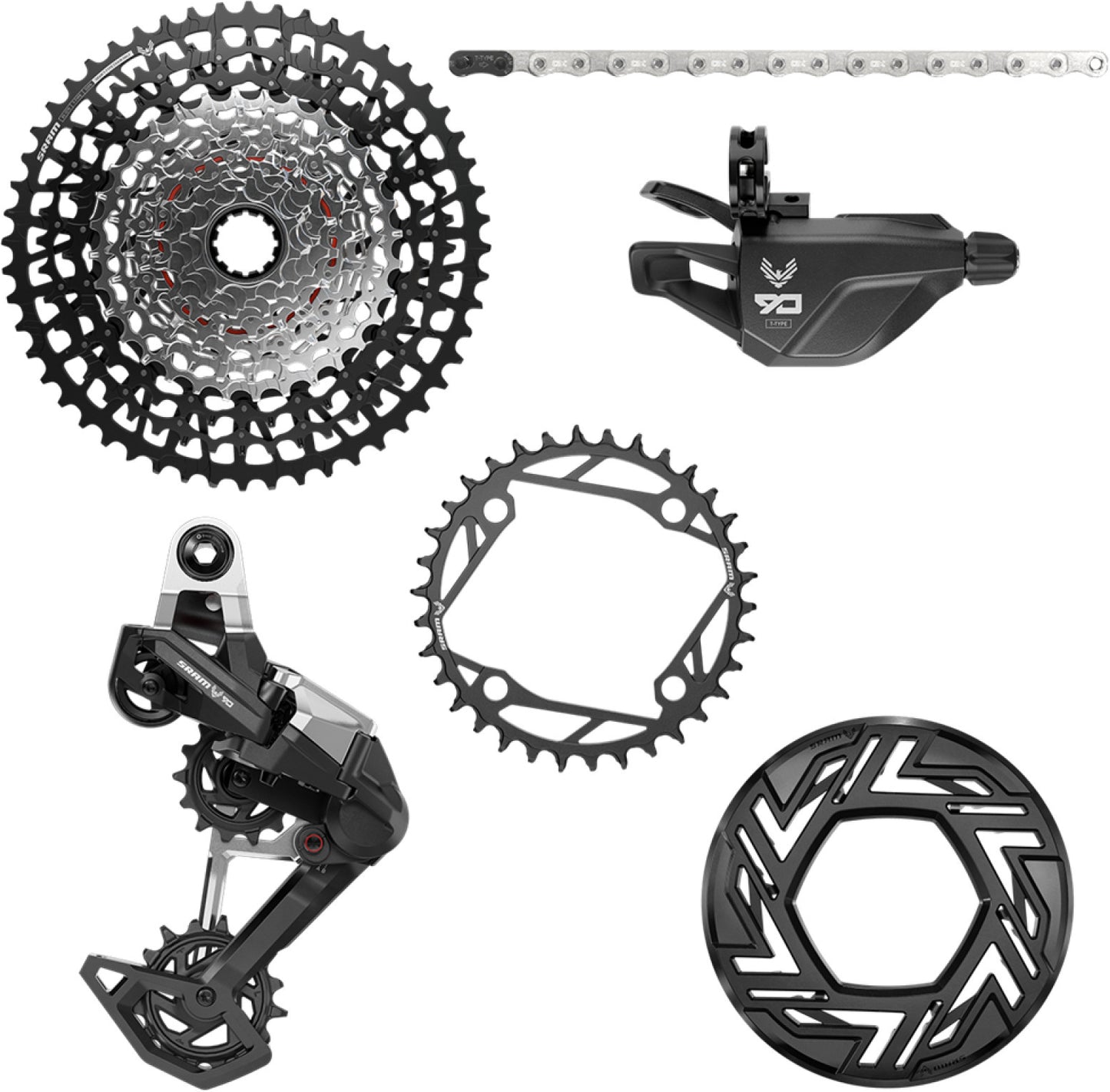 SRAM EAGLE 90 T-TYPE 12 Speed 34-tooth VAE Groupsets