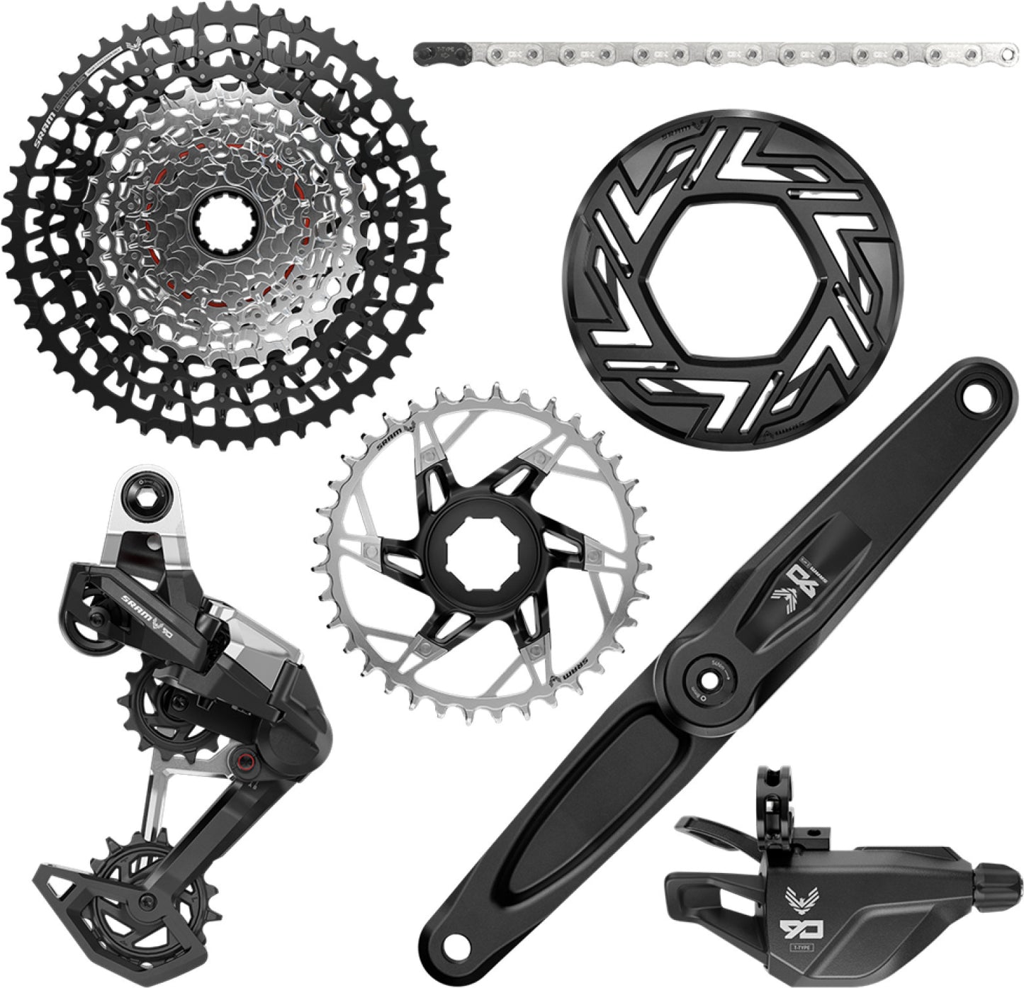 SRAM EAGLE 90 T-TYPE 12V 36T VAE πακέτο ισχύος για μοτέρ BROSE/SRAM