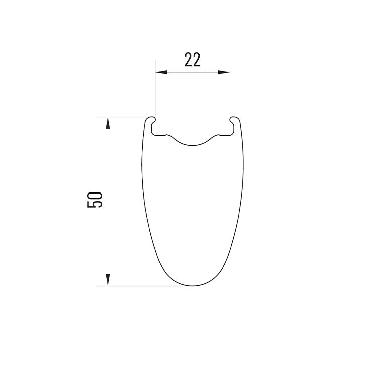 Ζεύγος τροχών MICHE SWR EVO 50 DISC Tubeless Ready (Center Lock)