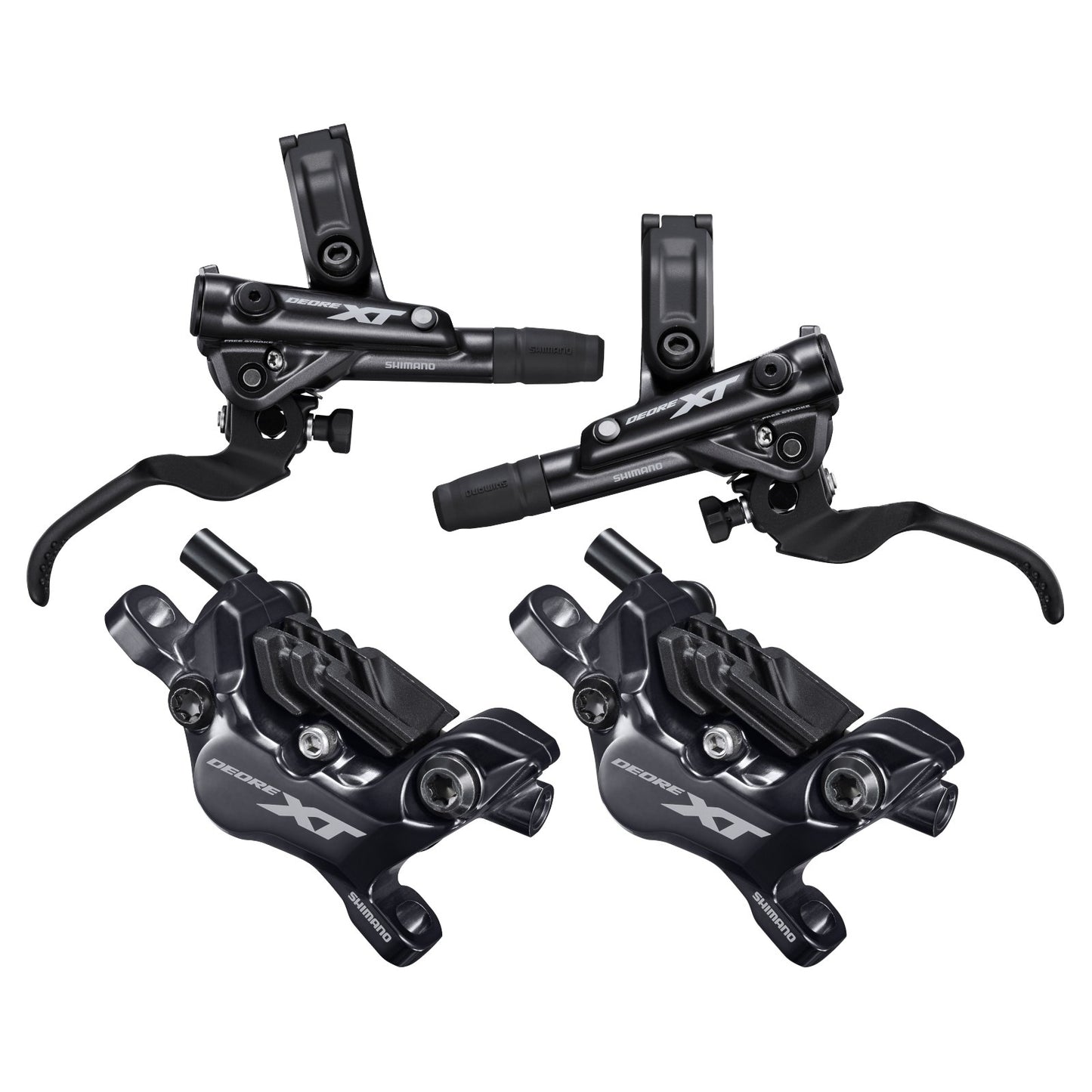 Ζεύγος εξαεριζόμενων τακακιών φρένων SHIMANO XT M8120 4 εμβόλων J-KIT