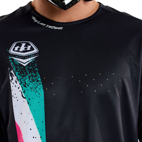 TROY LEE DESIGNS SPRINT FULL PULL Μακρυμάνικο Jersey Μαύρο 2025
