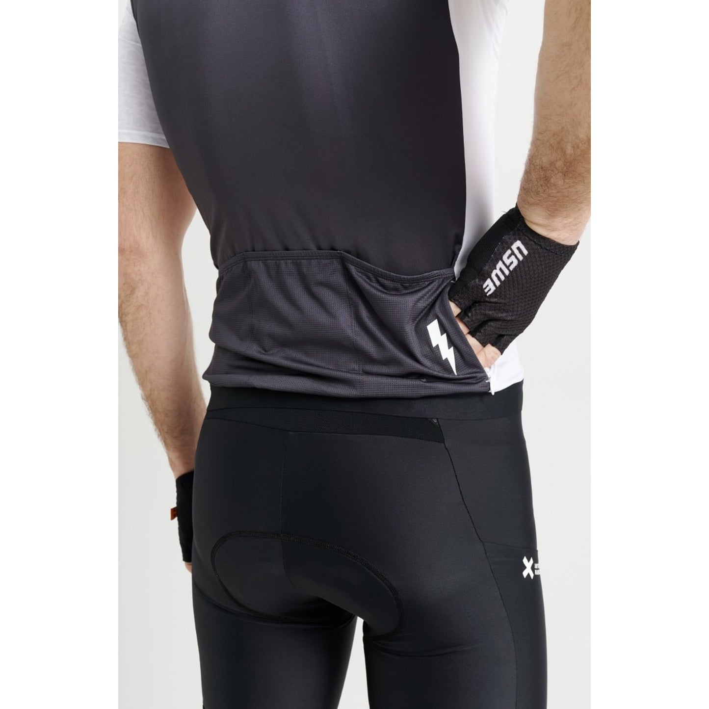 USWE GRUS GRAVEL Κοντομάνικο Jersey Λευκό