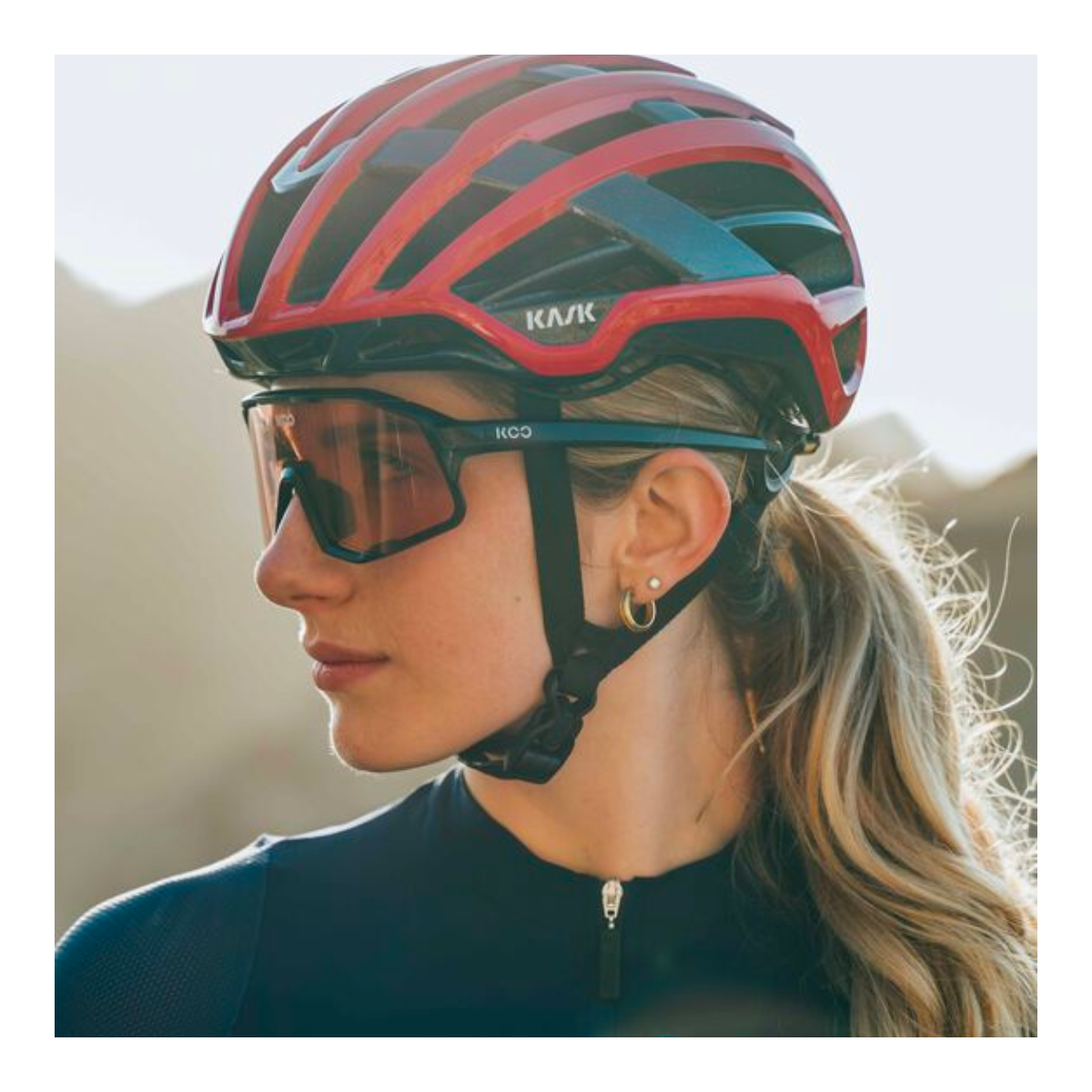 KASK VALEGRO Κράνος δρόμου κόκκινο