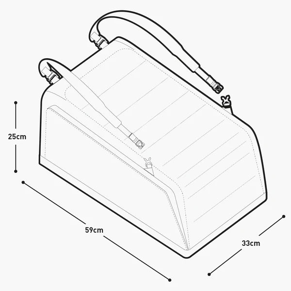 EVOC BAG 55L ταξιδιωτική τσάντα μαύρο