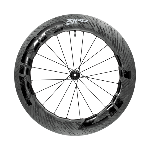 Pair of ZIPP 858 NSW DISC Tubeless Ready Wheels (Center Lock)