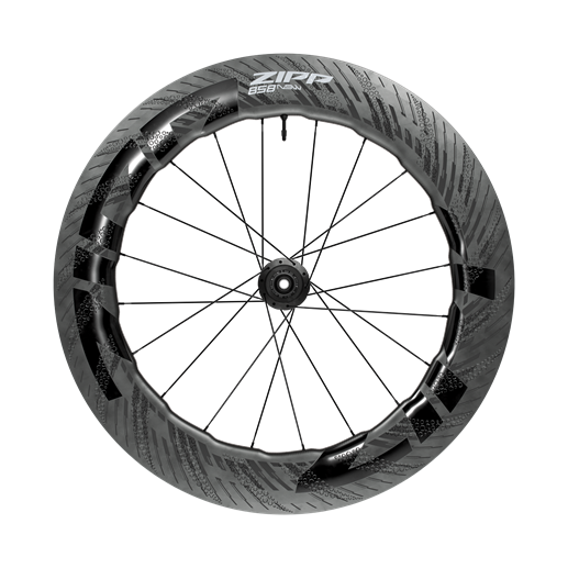 Pair of ZIPP 858 NSW DISC Tubeless Ready Wheels (Center Lock)