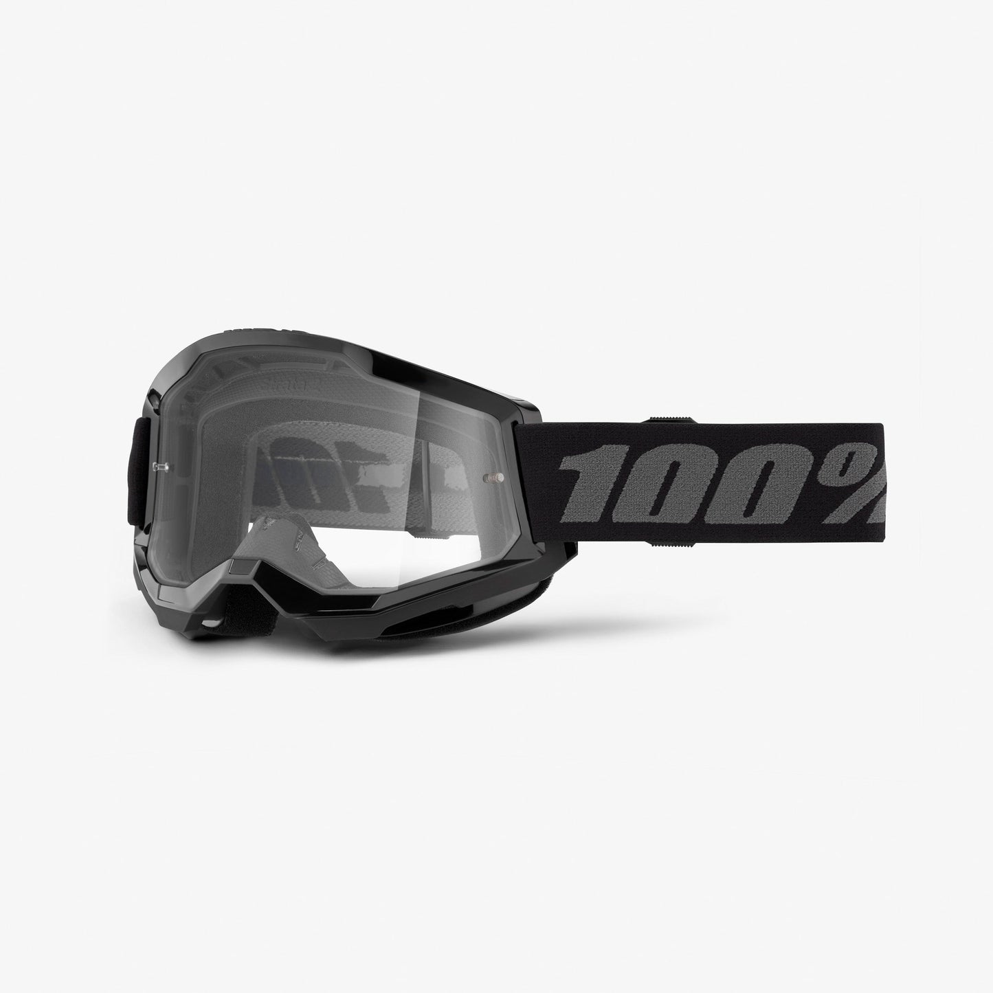 STRATA 2 JUNIOR 100% Clear Goggle Μαύρο