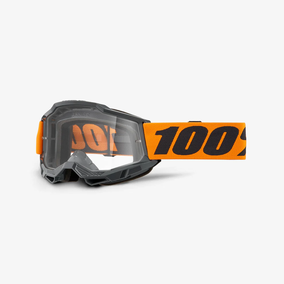 Mask 100% ACCURI 2 Grey/Orange Clear Screen
