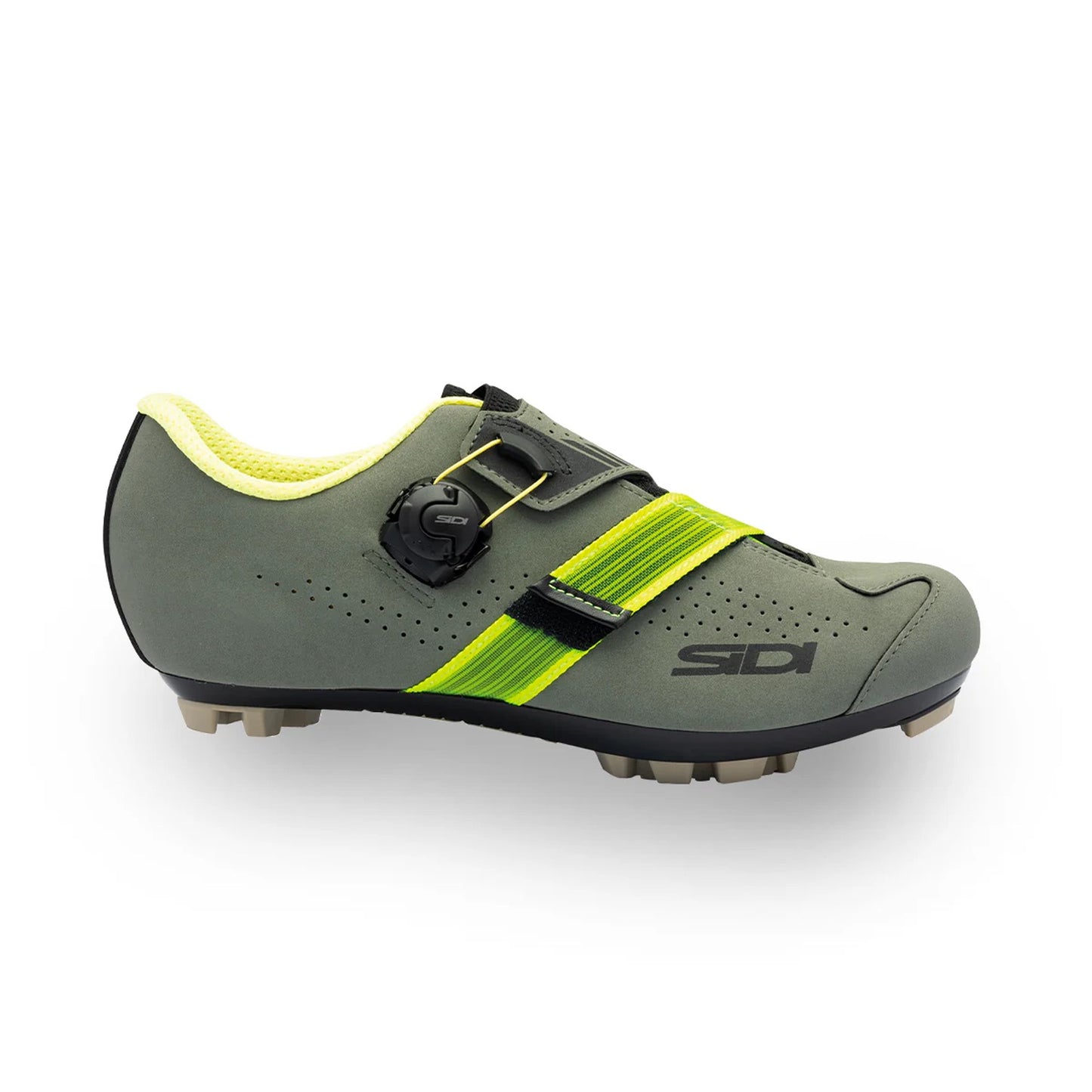 SIDI AERTIS MTB Shoes Military Green/Yellow