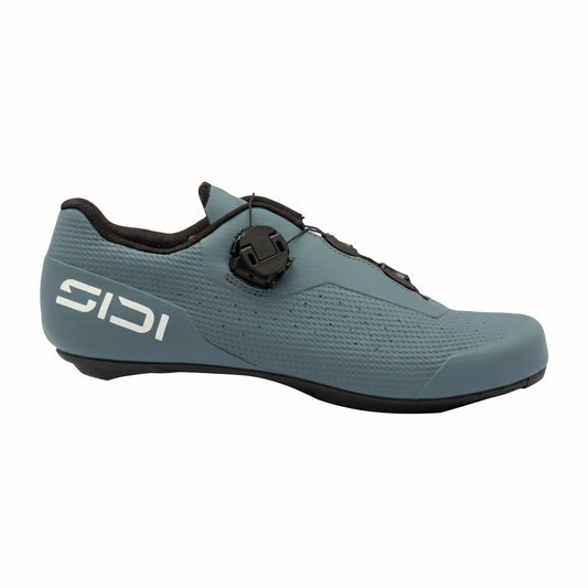 Παπούτσια δρόμου Sidi Fast 3 storm grey και ice white, εξωτερική πλαϊνή όψη