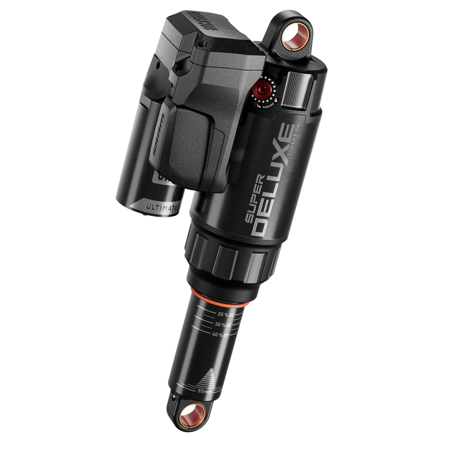 RS Super Deluxe Ultimate Flight Attendant - (230x65) LinearXLAir, TokenLoc3, Reb55/Comp37, Mid4-Lock6, HydB/O Std Std Std(Battery,USB-C Charger)-D1Trek Slash 2023+Gen6