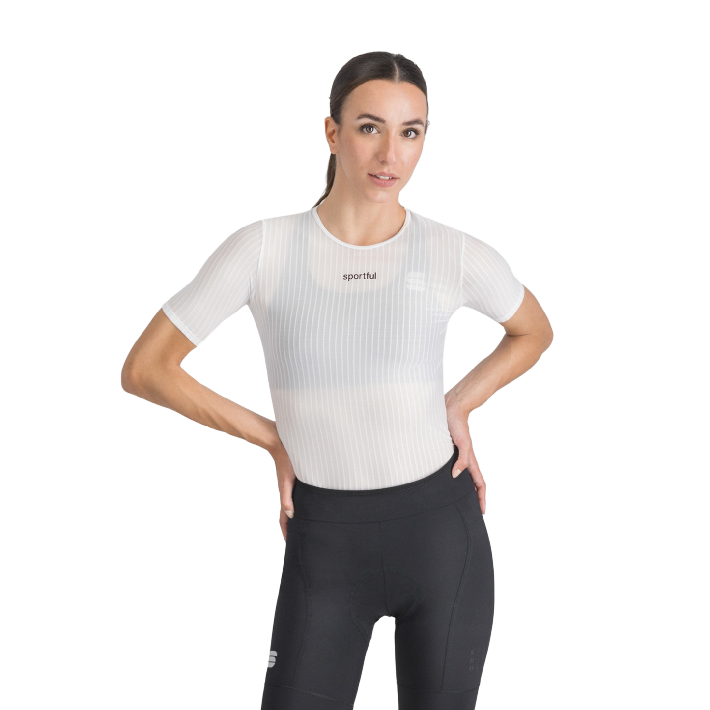 Γυναικεία εσώρουχα SPORTFUL PRO με κοντό μανίκι Λευκό