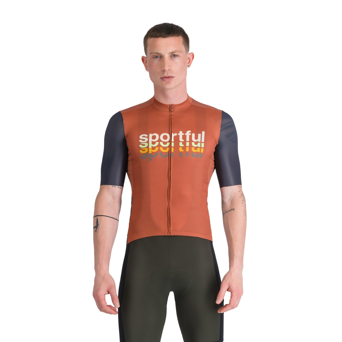 SPORTFUL SUPERGIARA 2 LOGO Short Sleeve Jersey Orange