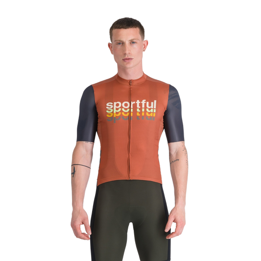 SPORTFUL SUPERGIARA 2 LOGO Short Sleeve Jersey Orange