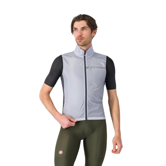 CASTELLI SQUADRA STRETCH Sleeveless Jacket Grey
