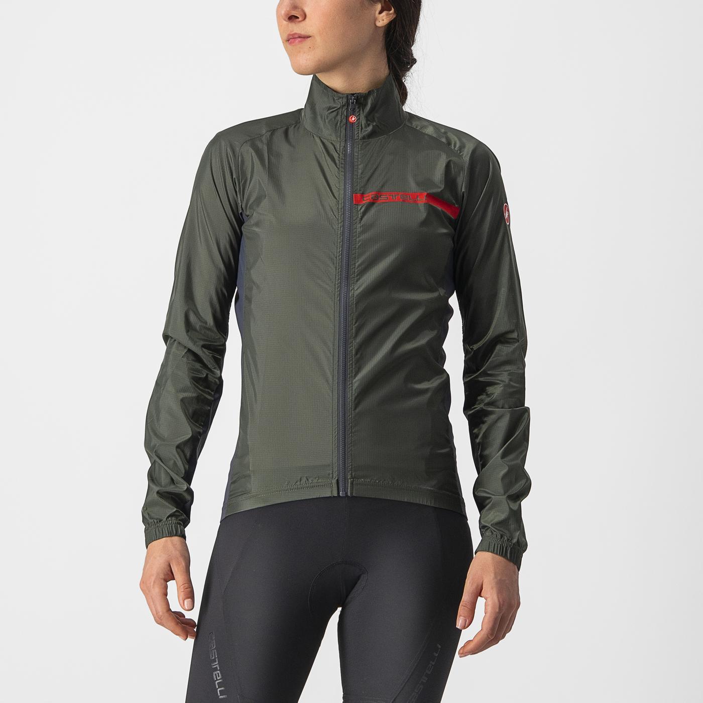CASTELLI SQUADRA STRETCH Μπουφάν Γυναικών Χακί